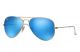 Ray Ban 0RB3025 112/17 58 MATTE GOLD CRY.GREEN  MIRROR MULTIL.BLUE Metal Man