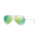 Ray Ban 0RB3025 112/19 58 MATTE GOLD CRY.GREEN MIRROR MULTIL.GREEN Metal Man